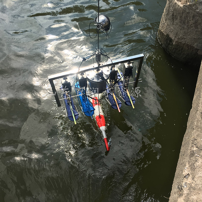 百润横式遥控泥沙采样器缆道遥控水文仪器设备河流河道测流速流量