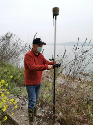 水文荆江局开展三峡后枝江二期护岸工程测量